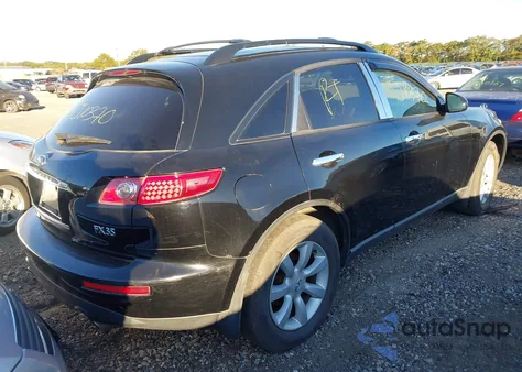 2005 Infiniti Fx35 из США, поврежденный, VIN JNRAS08W35X216463